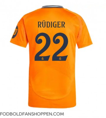 Real Madrid Antonio Rudiger #22 Udebanetrøje 2024-25 Kortærmet